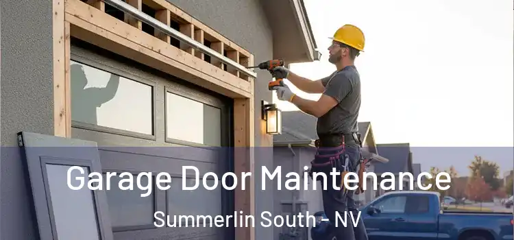 Garage Door Maintenance Summerlin South - NV